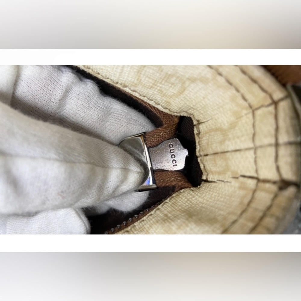 GUCCI ❤️❤️ SHERRY/WEB LINE CROSSBODY RARE - Picture 11 of 15